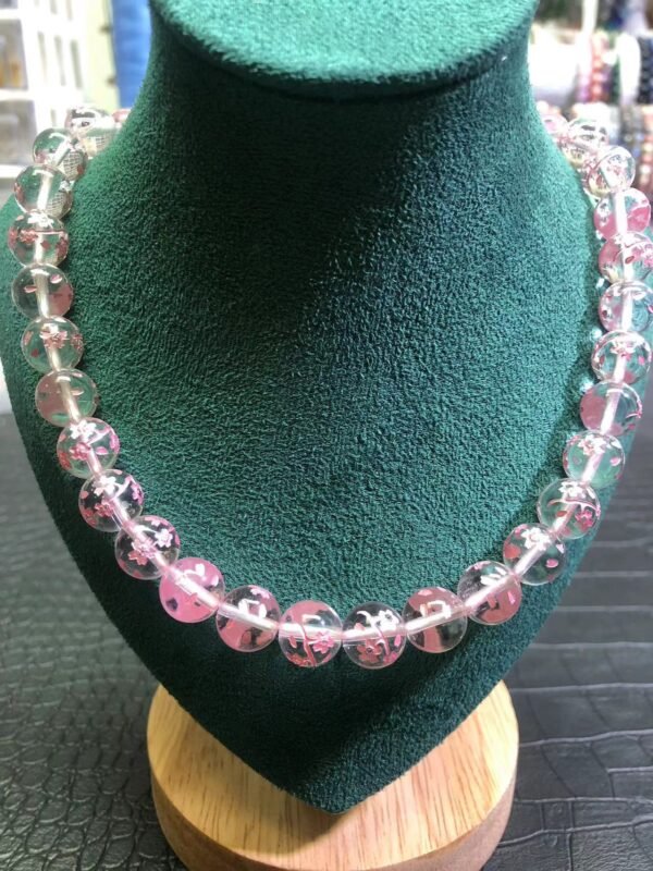 DIY Bracelet Natural white crystal Cherry blossom semi-finished product