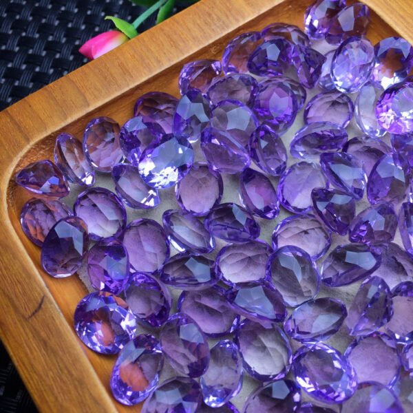 Amethyst faceted accessories