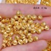 Luxury Pure 24K Gold Jewelry Accessories DIY Bracelet Necklace Beads Women Ladies Female Bridal Engagement Wedding Jewelry