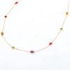 9k gold plated 925 sterling silver royal various shape and colors ruby/ sapphire /emerald/ topaz zircon Jewelry set