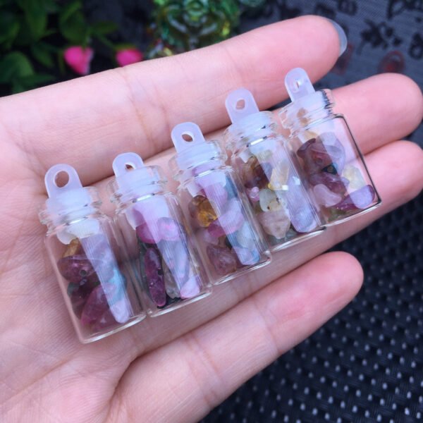Color tourmaline votive bottle size 28mm