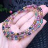 Multicoloured tourmaline bracelet