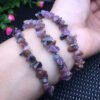 Aurora gravel single loop bracelet