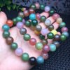 Color salt source agate single-loop bracelet