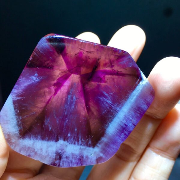 Special offer. Aurora da Bizimi flower super seven sugar heart original stone pendant size: 56.3/51.4mm 10213889