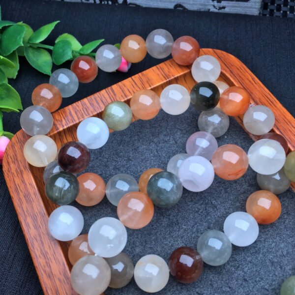 Colored Rabbit Hair Single Loop Bracelet 💕 Specification 9-12mm ✨ 1022137542