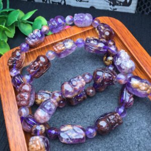 wsxc1698005384970_1 Purple Ghost Pixiu Bracelet 💕 Specification 9mm ✨102248658