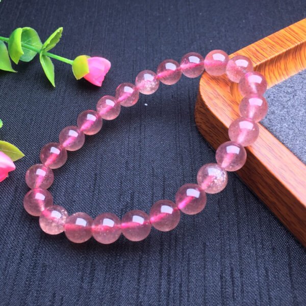 Strawberry Crystal Single Loop Bracelet Newly Arrived 💕 Specification 8mm ✨2310012887