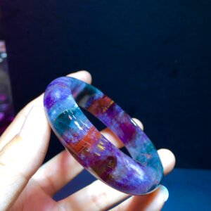 wsxc1698076215920_1 Aurora Titanium Tooth Purple Titanium Bracelet Collection Women's Size: 56.1/14.5/8.7mm23101698