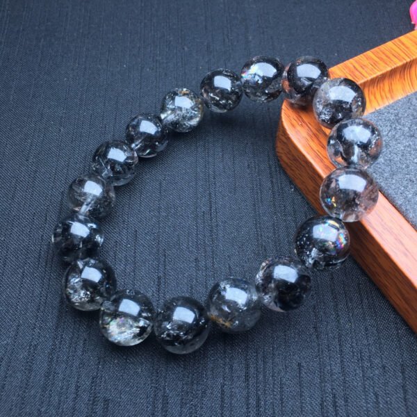 Black Shining Single Loop Bracelet 💕 Specification 9-13mm ✨2410196564