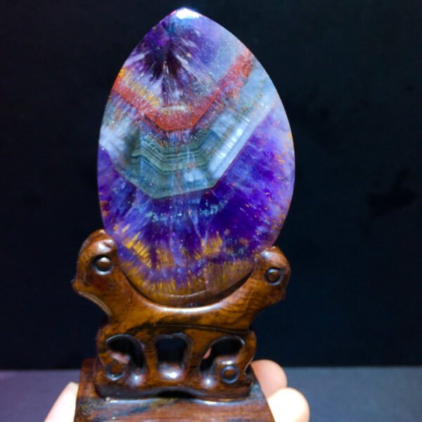 Aurora titanium 23 large V ornament, large golden tooth pyramid ornament, size 74.6/50mm28101698