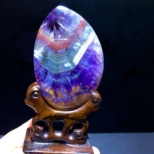 Aurora titanium 23 large V ornament, large golden tooth pyramid ornament, size 74.6/50mm28101698