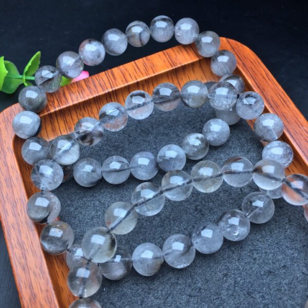 Silver titanium single loop bracelet 💕 Specification 6-10mm ✨3010189451