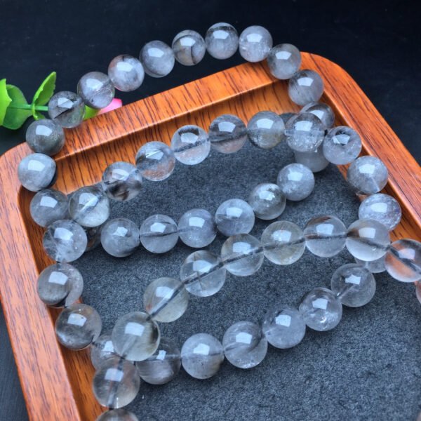 Silver titanium single loop bracelet 💕 Specification 6-10mm ✨3010189451