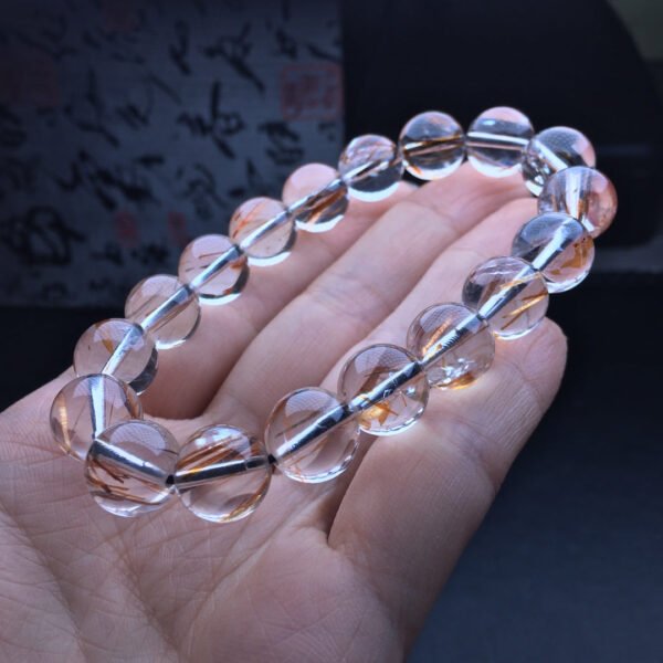 Black Gold Super Single Loop Bracelet 💕 Specification 7-12mm ✨3010071156