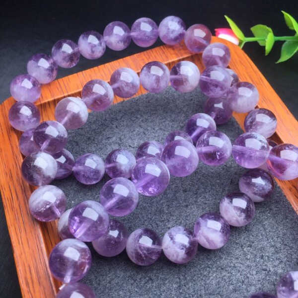 Purple Rabbit Hair Single Loop Bracelet 💕 Specification 9-11mm ✨0211050156