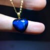Natural Peter Stone 18k Gold Love Pendant, size 14.2/14mm0211248598