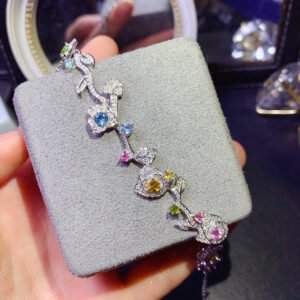 wsxc1699022501675_0 Natural Duobao Bracelet, Main Stone Size Round 3+Round 40311575189