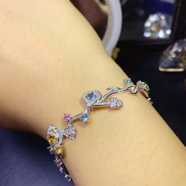 Natural Duobao Bracelet, Main Stone Size Round 3+Round 40311575189