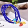 Original natural lapis lazuli multi loop bracelet with a diameter of approximately 4.6mm0311099187