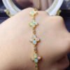 Pure Natural Colorful White Opal Bracelet, Main Stone Size 3 * 4mm0411199156