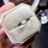 Pure Natural Colorful White Opal Ring, Main Stone Size 4 * 6mm0611085195