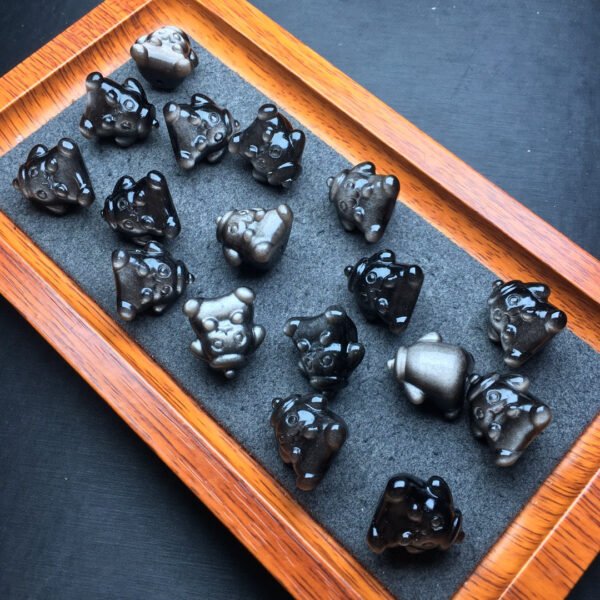 Silver Yaoshi Pudding Dog Pairs 💕 Specification 17mm0911005.5988
