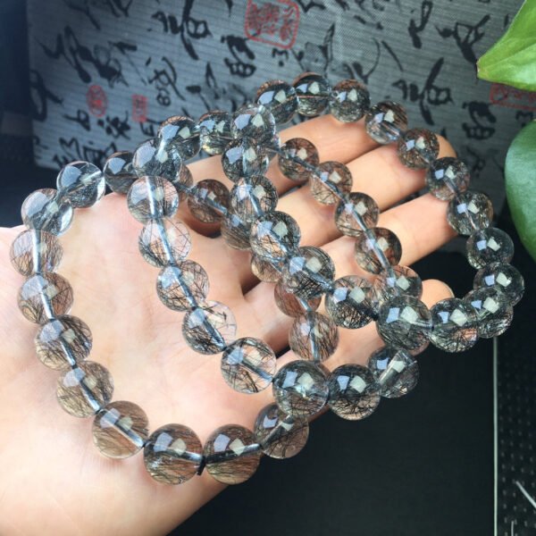 Black haired single loop bracelet 💕 Specification 9-12mm ✨1110507155