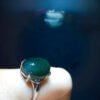 Natural Green Ghost Treasure Bowl Starlight Ring, size 15.1/12.1mm1110208596