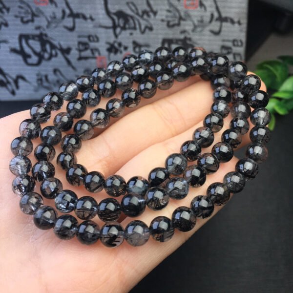 Black hair multi loop bracelet 💕 Specification 6mm1111085133