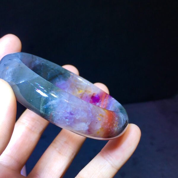 Aurora 23 Aurora Titanium Purple Titanium Bracelet, Size: 56.3/14.8/7:8mm11112098