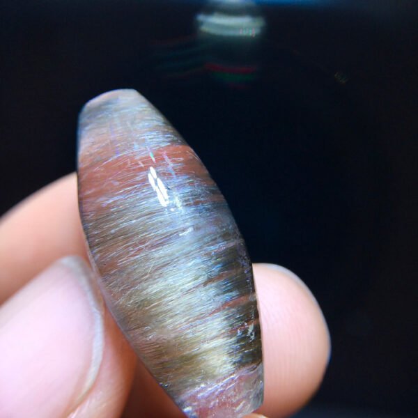 Natural silver titanium bucket bead round bead, size 25/12mm1111198336