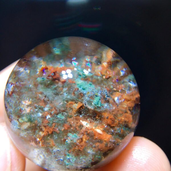 Colorful Ghost Treasure Bowl Ball Ornament, Size 27.7mm1111268155