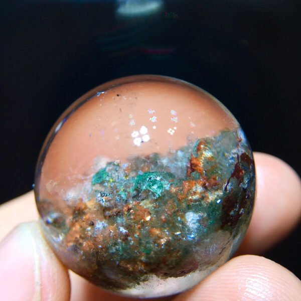 Colorful Ghost Treasure Bowl Ball Ornament, Size 27.7mm1111268155