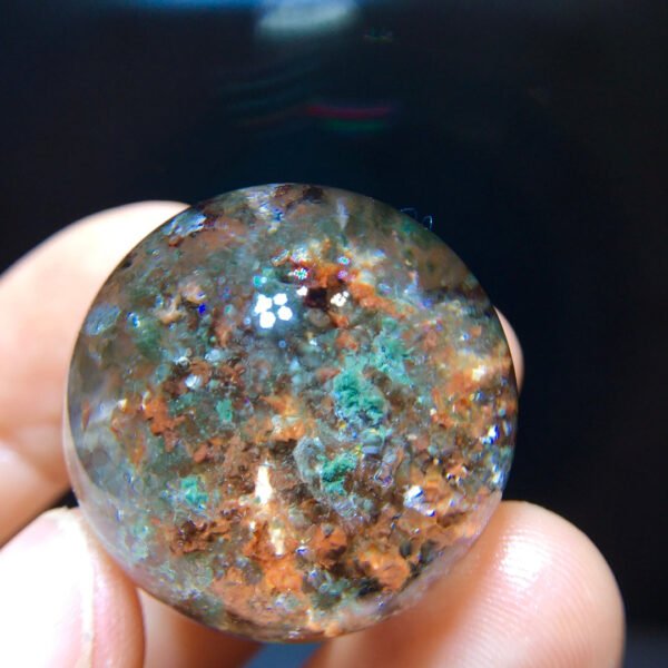 Colorful Ghost Treasure Bowl Ball Ornament, Size 27.7mm1111268155