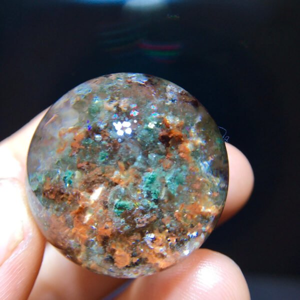 Colorful Ghost Treasure Bowl Ball Ornament, Size 27.7mm1111268155