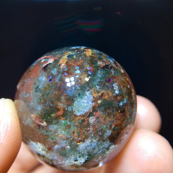 Colorful Ghost Treasure Bowl Ball Ornament, Size 27.7mm1111268155