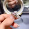 Pure natural Myanmar unburned spinel ring, with a main stone size of 5mm1112170144