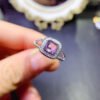 Pure natural crystal ring, main stone 5mm1113110266