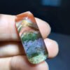 Natural Color Ghost Four Seasons Spring, Summer, Autumn, and Winter Thousand Layer Pyramid Silent Plate Pendant, Size 26.1/11.8mm1114158266