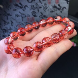 wsxc1700074388939_5 Red Phoenix Feather Single Loop Bracelet 💕 Specification 10mm ✨1115041623