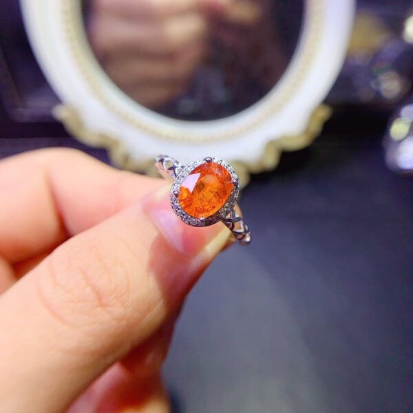 Pure natural Fanta ring, main stone 6 * 8mm,1116325599