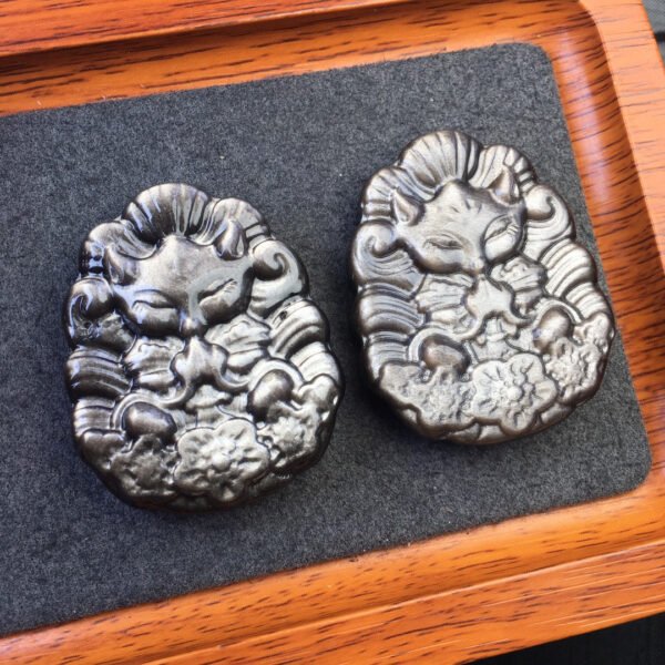 Silver Shining Stone Nine tailed Fox Pendant 💕 Specification 36.7mm111718266