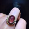 Natural Purple Crystal Super Seven Ring, Specification: 12.2/10.1mm1117398466