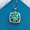 Popular Mosang Diamond Pendant, with a main stone of 6 carats and a circle of 12mm,1118199144