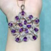 Natural Brazilian amethyst pendant, main stone size 4 * 6mm1118320199